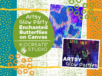 KID'S NIGHT OUT- Artsy Glow Party - Enchanted Butterfly (4-9 Years) KID'S NIGHT OUT- Artsy Glow Party - Enchanted Butterfly (4-9 Years)