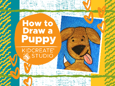 Pink Moon-  How to Draw a Puppy  (4-10 Years)